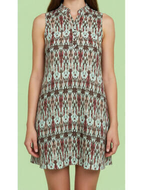 Wrangler Women’s Dress Size L Sleeveless V-Neck Built-In Slip Belt Loops